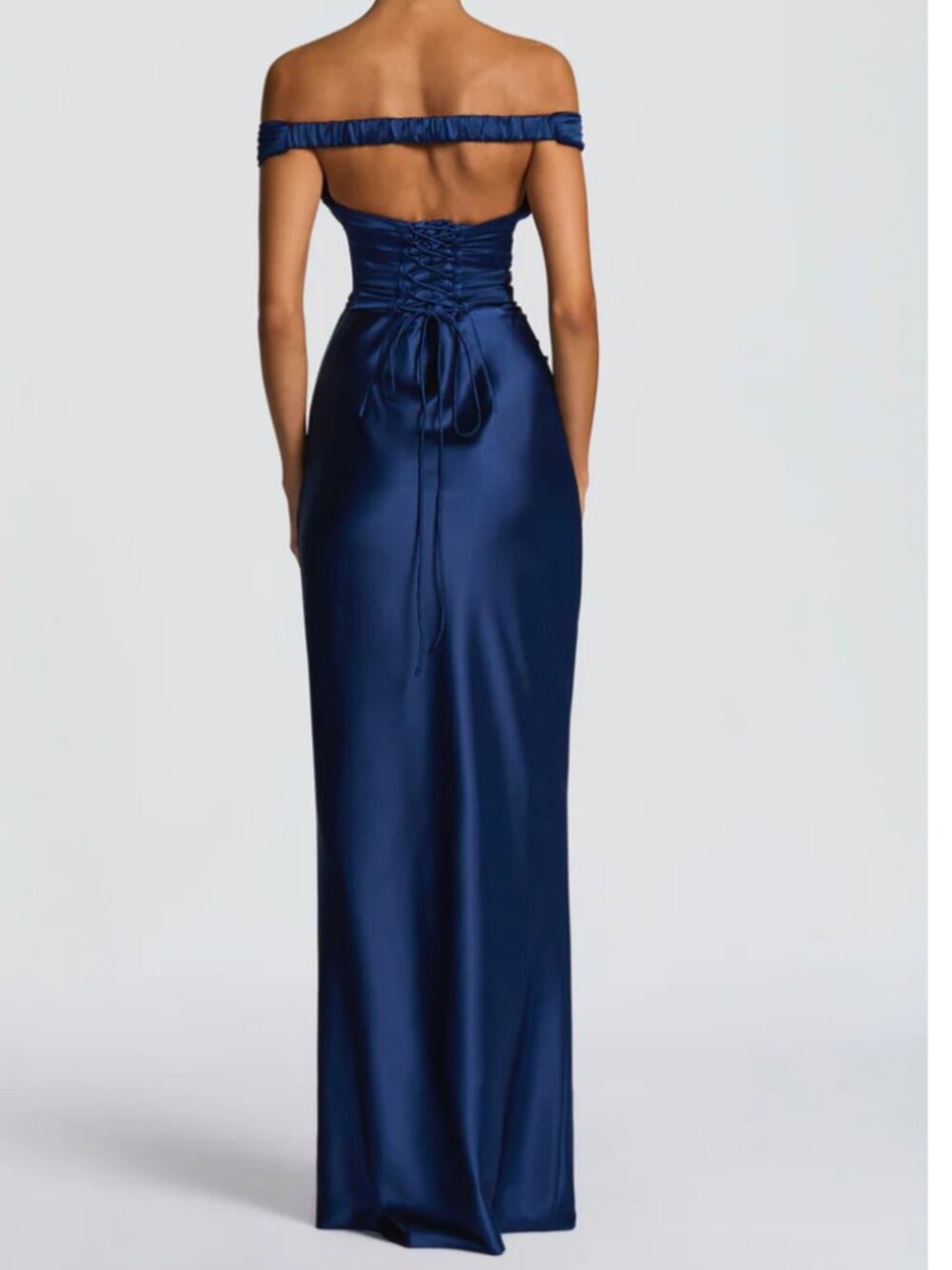 Navy Maxi Dress Size Small - Picture 2 of 3